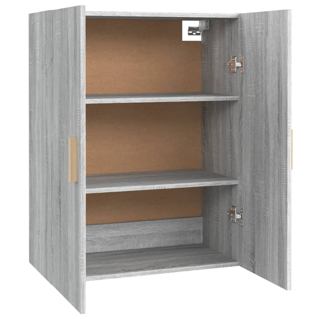 vidaXL Hängeschrank Grau Sonoma 69,5x34x90 cm