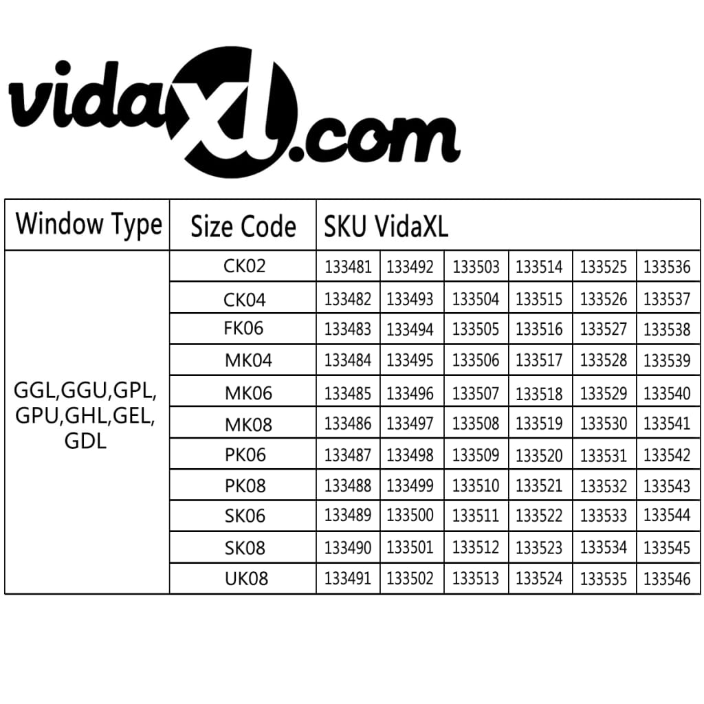 vidaXL Verdunklungsrollo Schwarz PK08