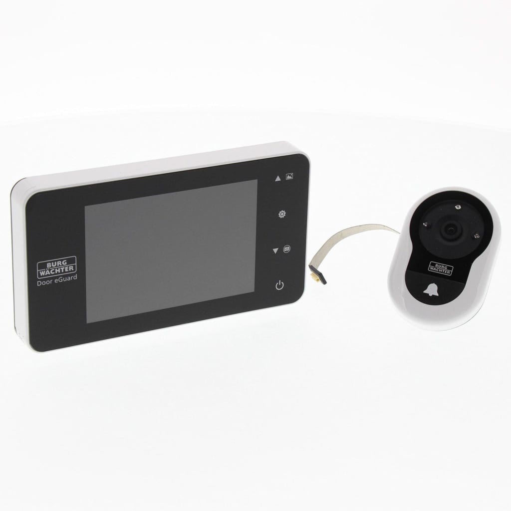 BURG-WÄCHTER Digitaler Türspion mit Kamera Weiß