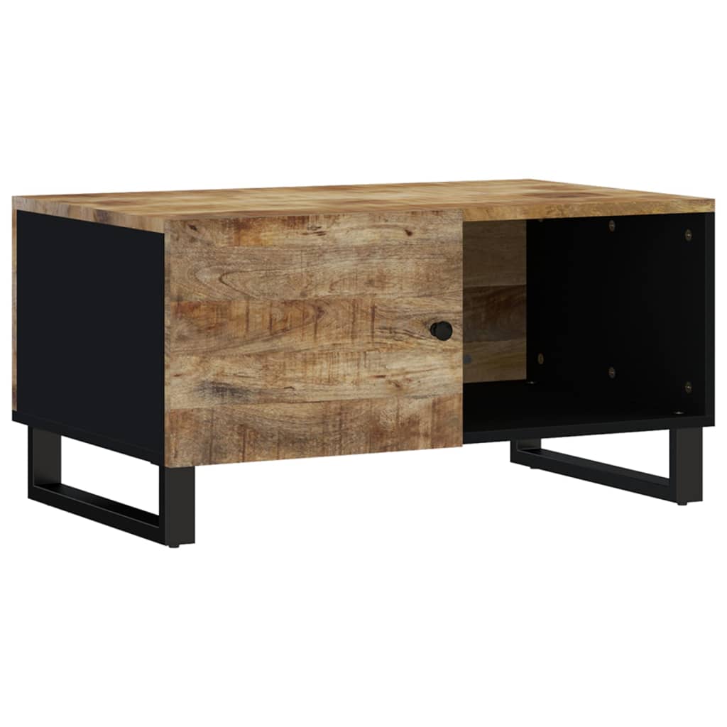 vidaXL Couchtisch 80x50x40 cm Massivholz Mango & Holzwerkstoff