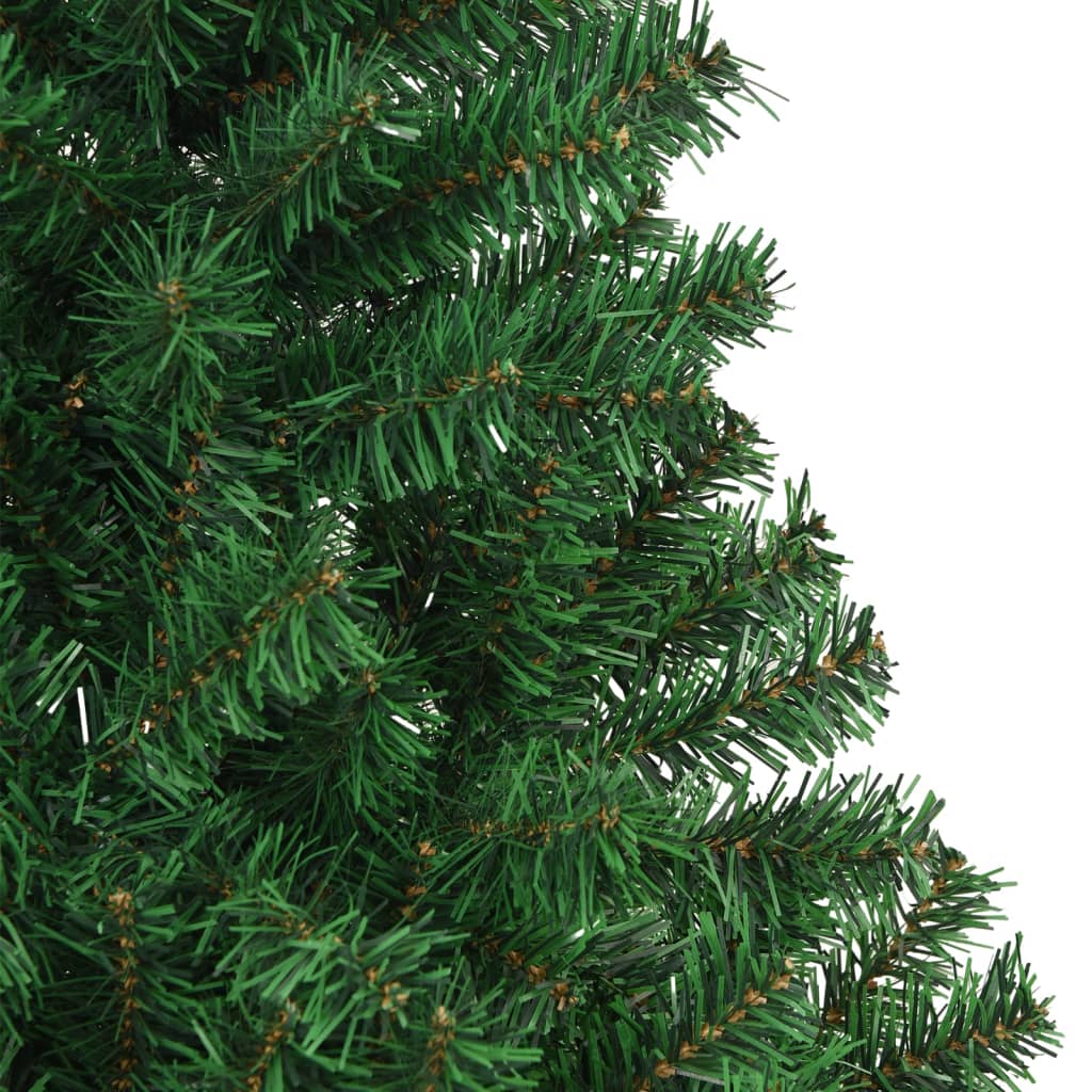 vidaXL Künstlicher Weihnachtsbaum mit Dicken Zweigen Grün 180 cm PVC