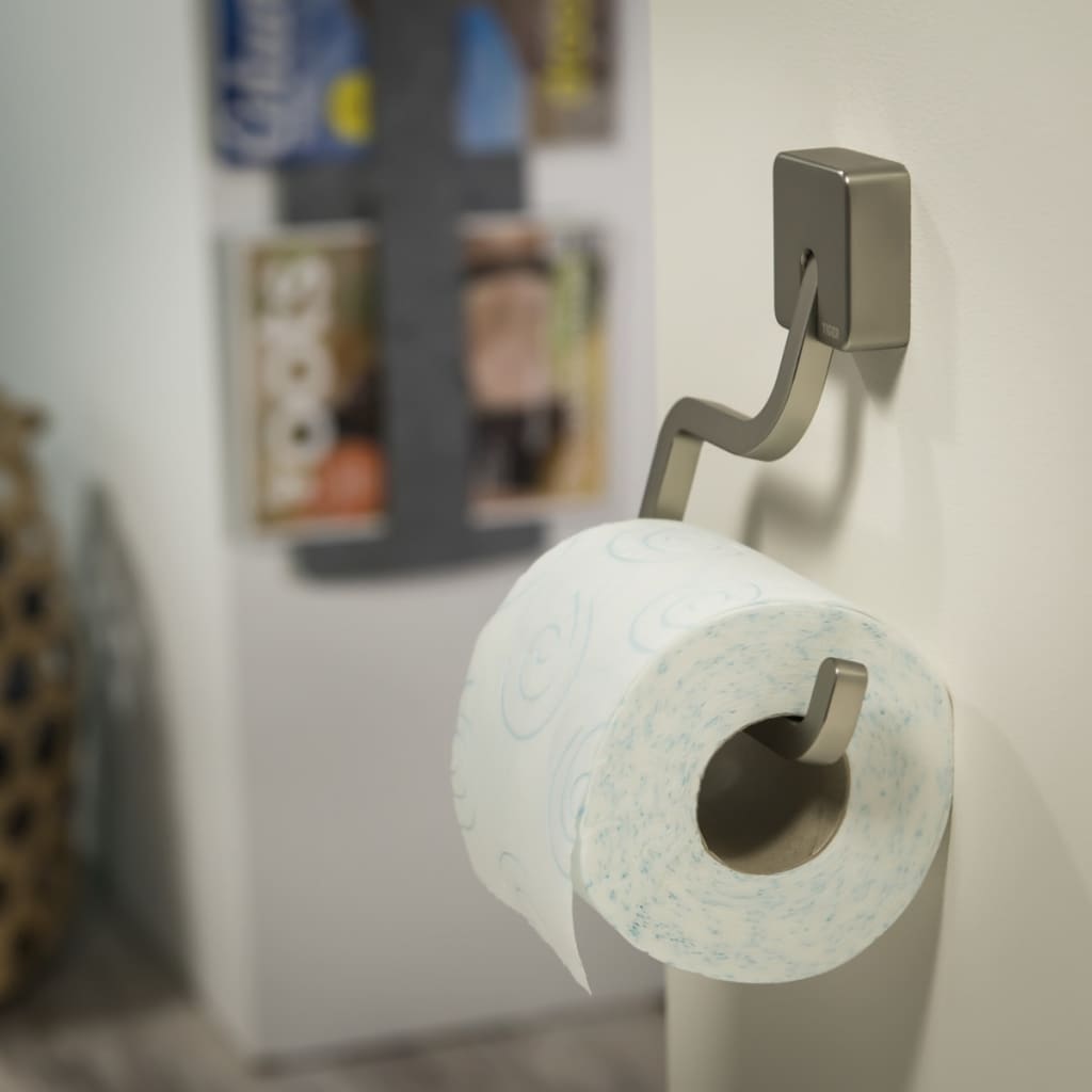 Tiger Toilettenpapierhalter WC-Rollenhalter Impuls Silber 386530946