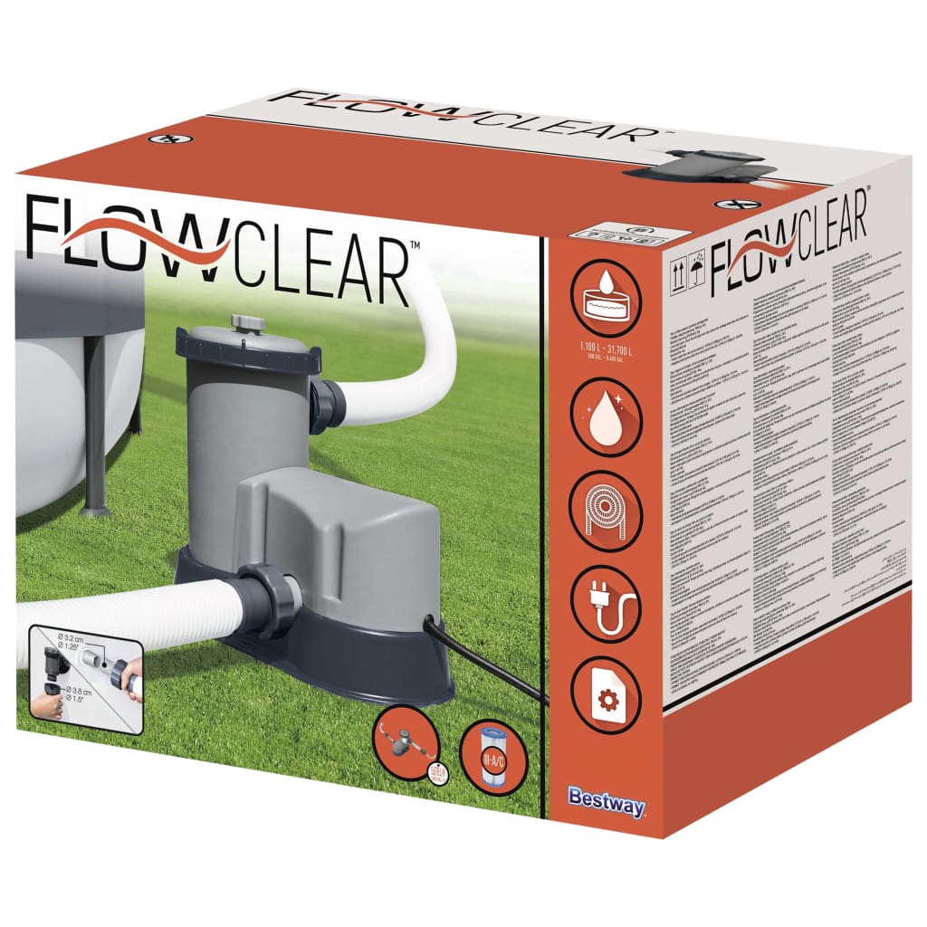 Bestway Flowclear Pool-Filterpumpe 5678 L/h