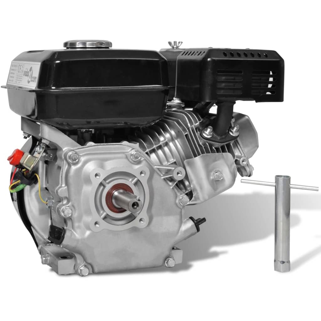 vidaXL Benzinmotor 6,5 PS 4,8 kW Schwarz