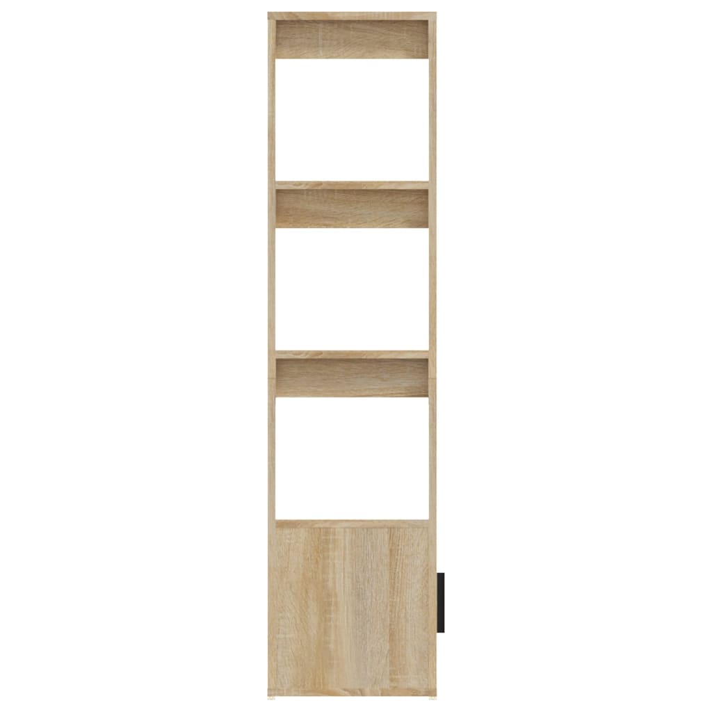 vidaXL Sideboard Sonoma-Eiche 80x30x119,5 cm Holzwerkstoff