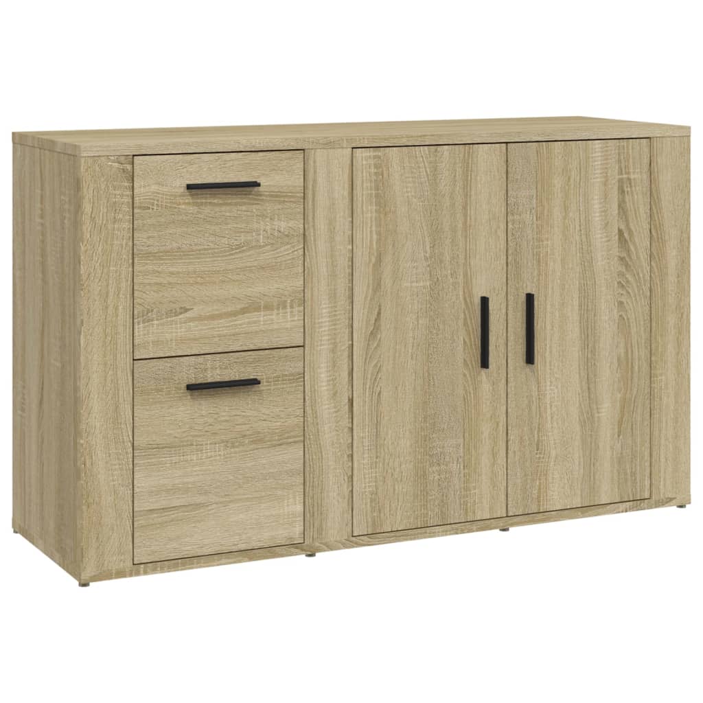 vidaXL Sideboard Sonoma-Eiche 100x33x59,5 cm Holzwerkstoff