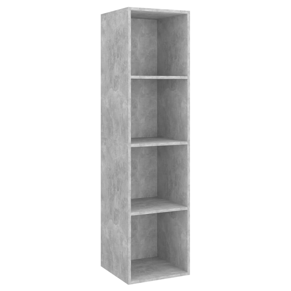 vidaXL 2-tlg. TV-Schrank-Set Betongrau Holzwerkstoff