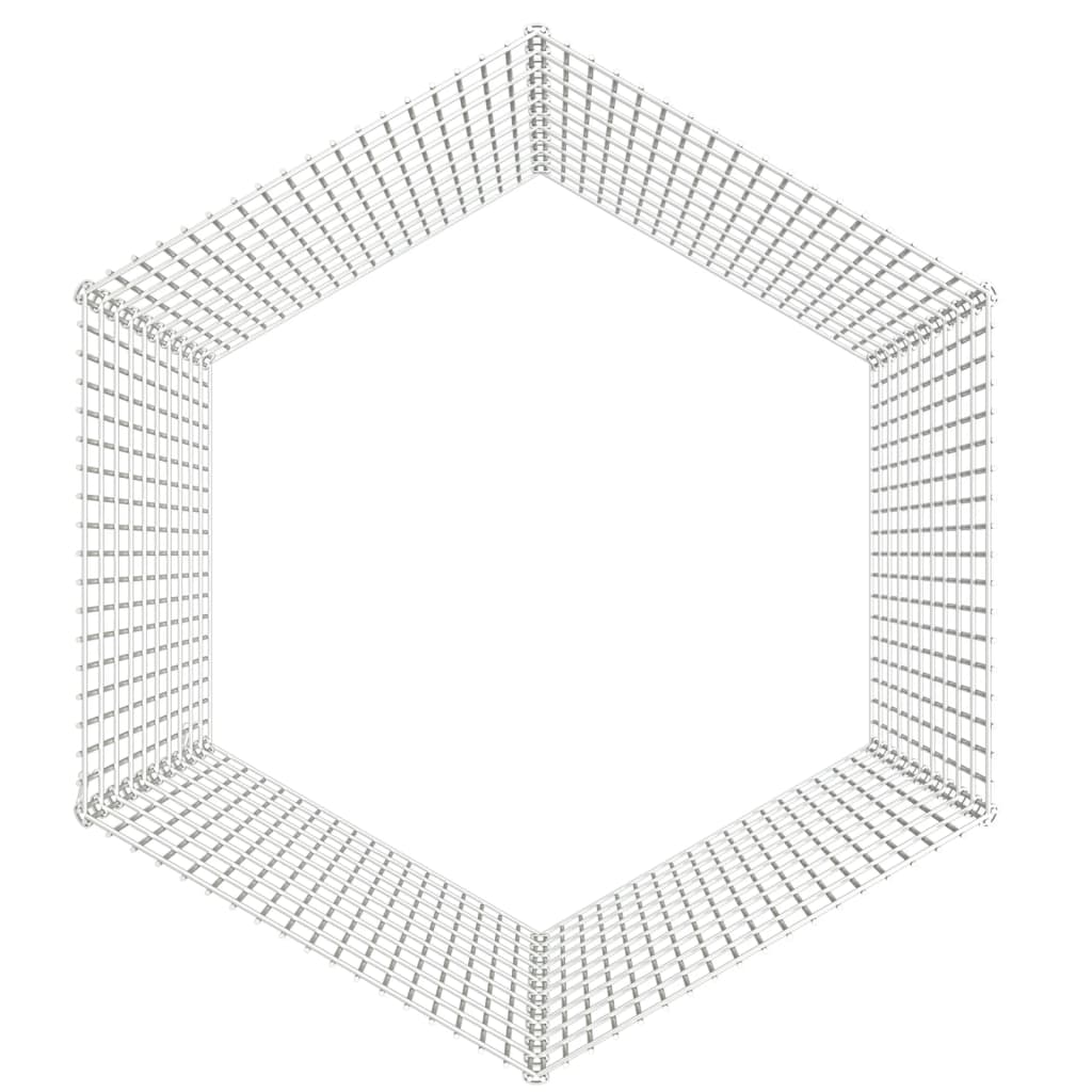 vidaXL Freilaufgehege 6-teilig 54x100 cm Verzinktes Eisen