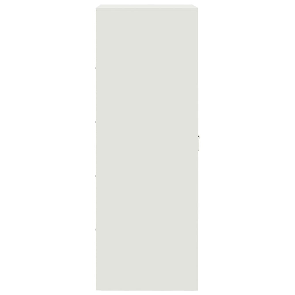 vidaXL Sideboard Weiß 34,5x39x107 cm Stahl