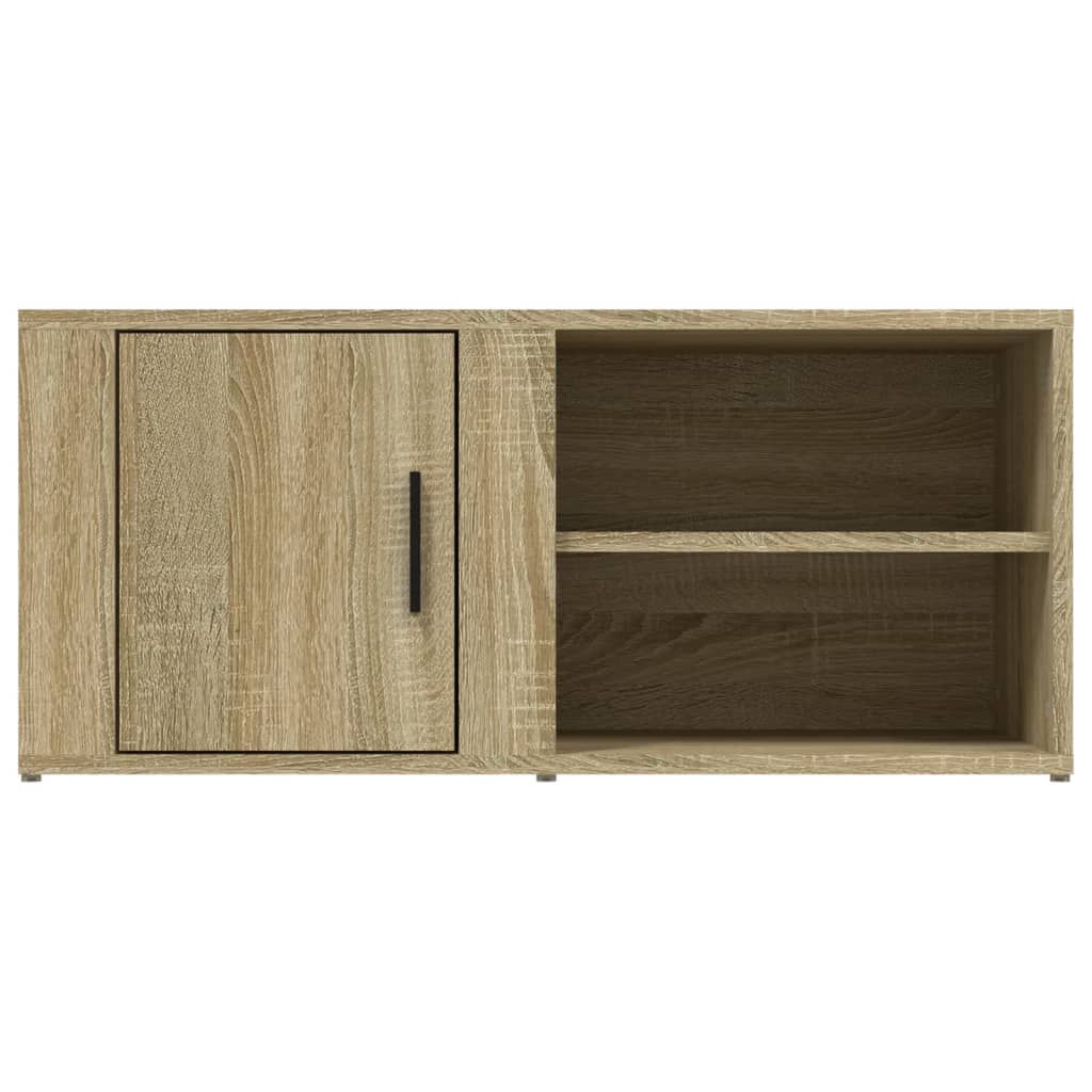 vidaXL TV-Schränke 2 Stk. Sonoma-Eiche 80x31,5x36 cm Holzwerkstoff