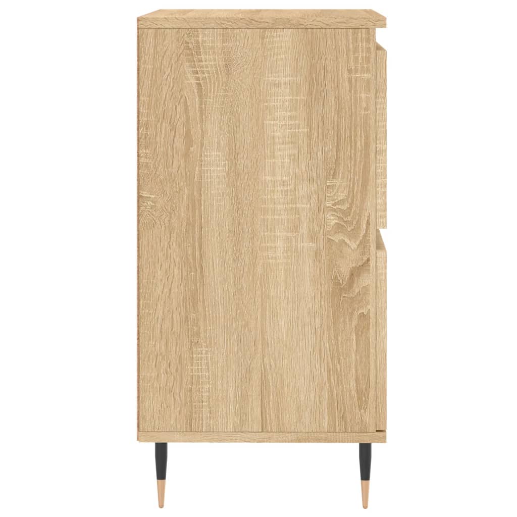 vidaXL Sideboards 2 Stk. Sonoma-Eiche Holzwerkstoff