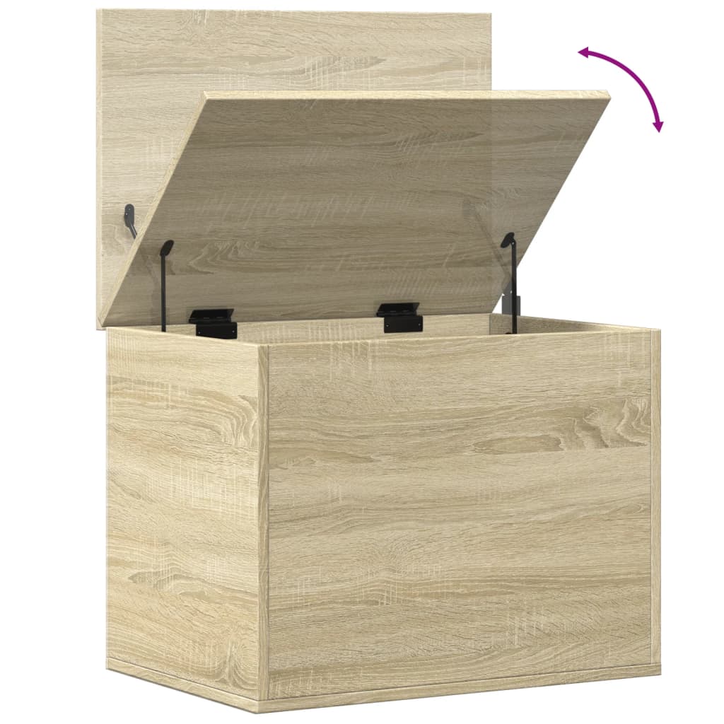 vidaXL Truhe Sonoma-Eiche 60x42x46 cm Holzwerkstoff