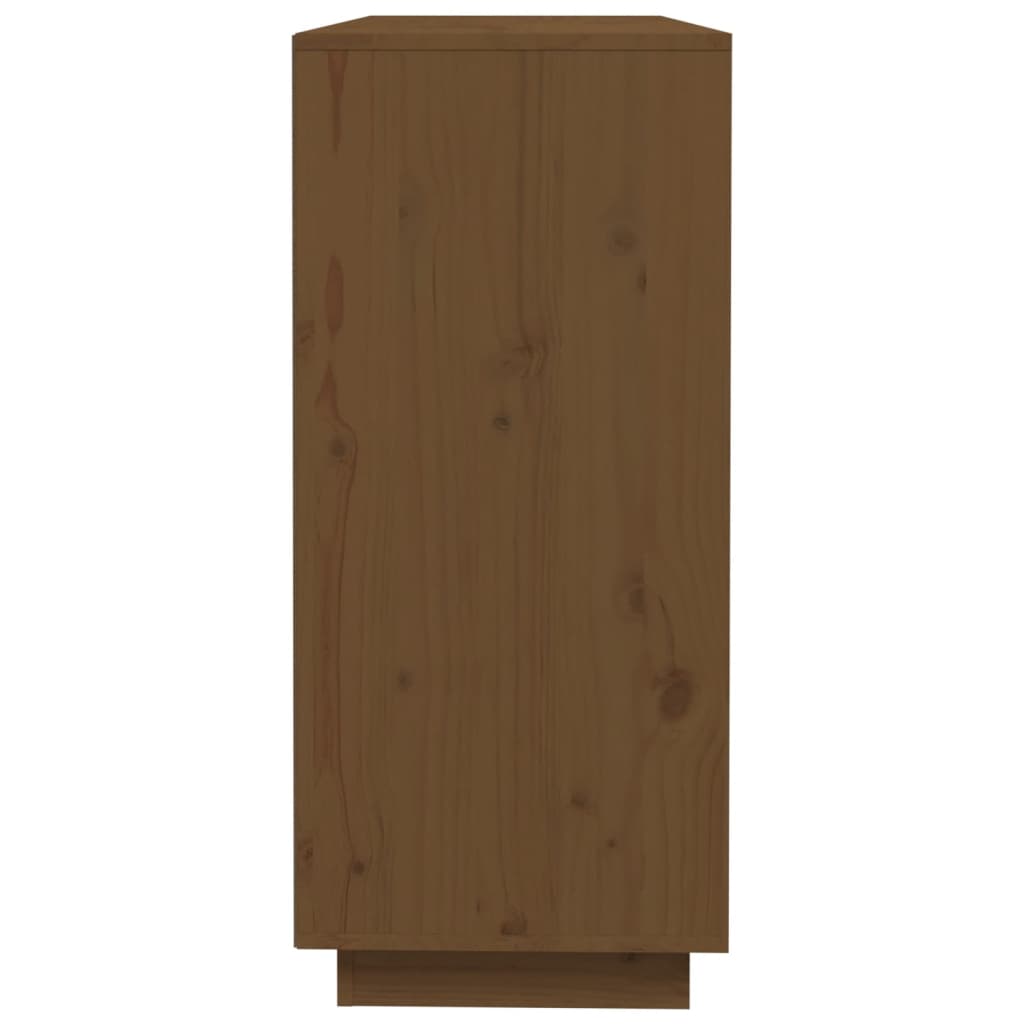 vidaXL Sideboard Honigbraun 110,5x35x80 cm Massivholz Kiefer
