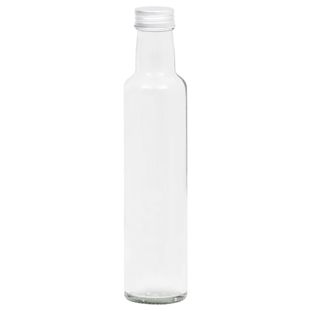 vidaXL Kleine Glasflaschen 260 ml mit Schraubverschluss 10 Stk.
