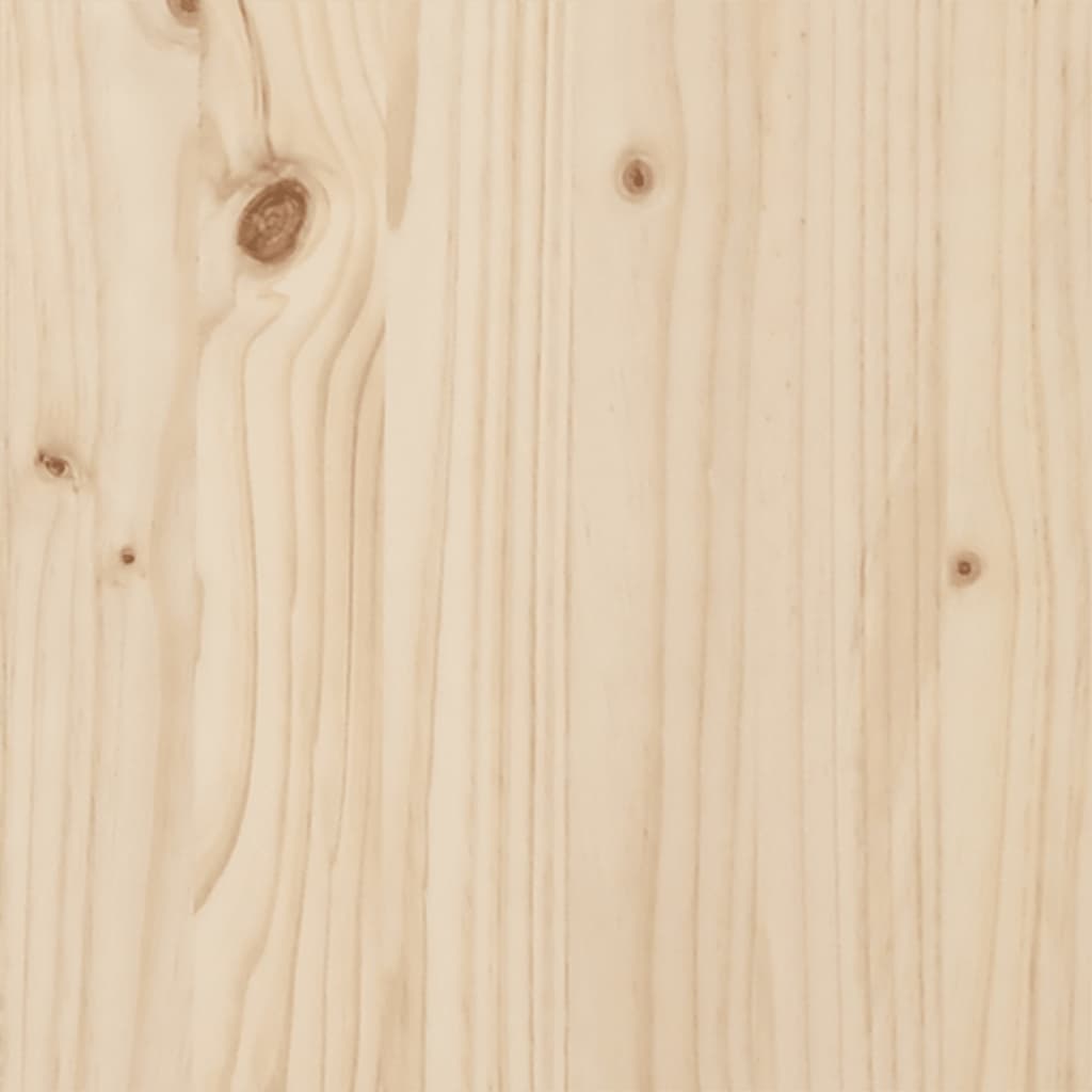 vidaXL Massivholzbett mit Kopfteil 150x200 cm Kiefer