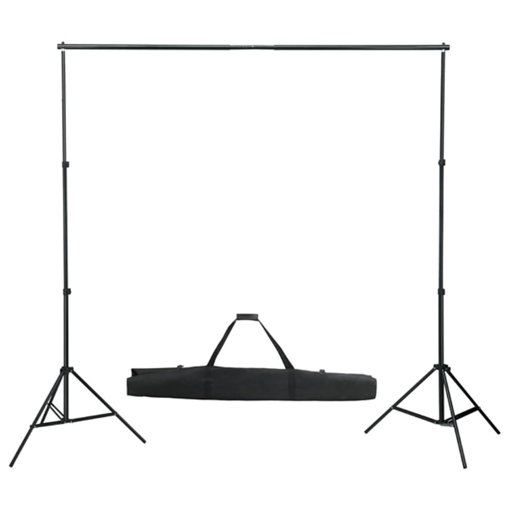 vidaXL Fotostudio-Set mit Lampen, Schirmen, Hintergrund & Reflektor