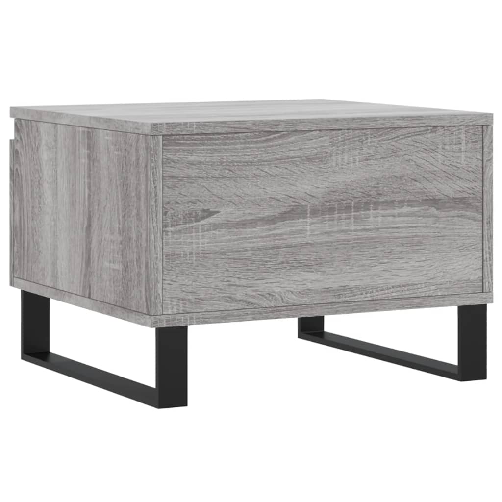 vidaXL Couchtisch Grau Sonoma 50x46x35 cm Holzwerkstoff