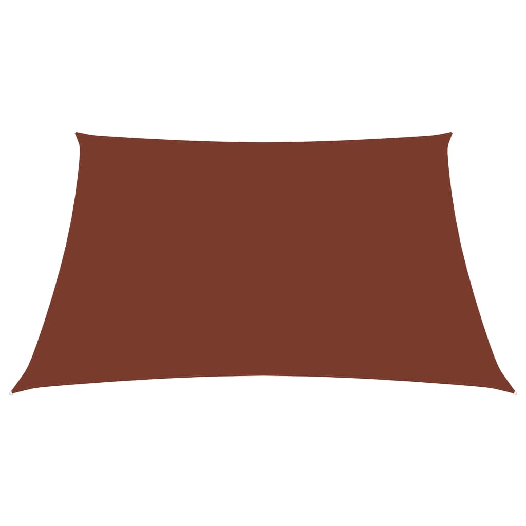 vidaXL Sonnensegel Oxford-Gewebe Rechteckig 2x2,5 m Terrakotta-Rot