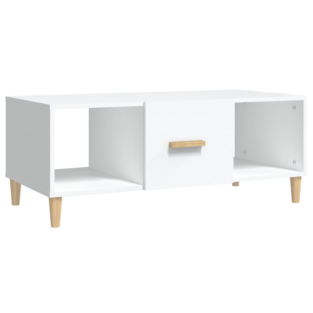 vidaXL Couchtisch Weiß 102x50x40 cm Holzwerkstoff