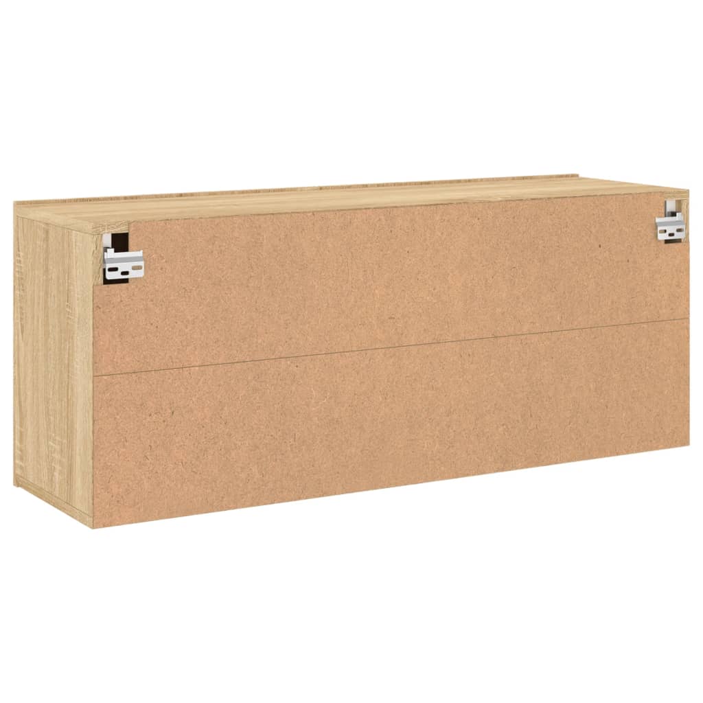 vidaXL TV-Wandschrank Sonoma-Eiche 100x30x41 cm