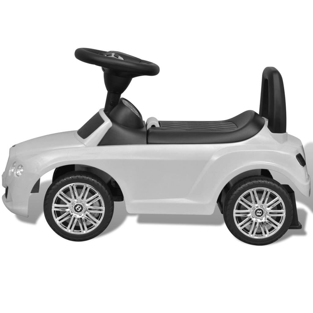 vidaXL Bentley Kinderauto mit Fußantrieb Weiß