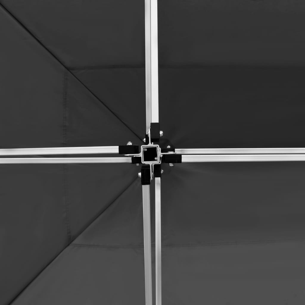 vidaXL Profi-Partyzelt Faltbar mit Wänden Aluminium 4,5×3m Anthrazit