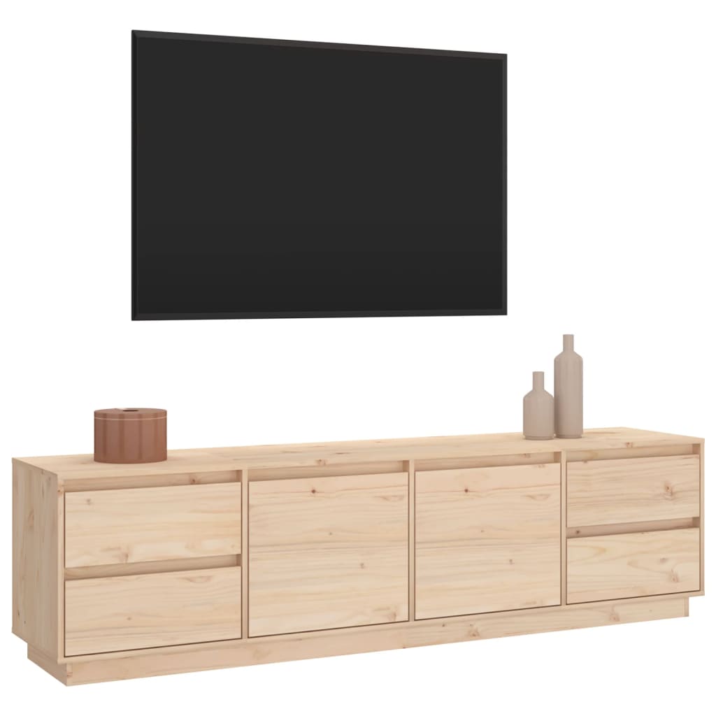 vidaXL TV-Schrank 176x37x47,5 cm Massivholz Kiefer