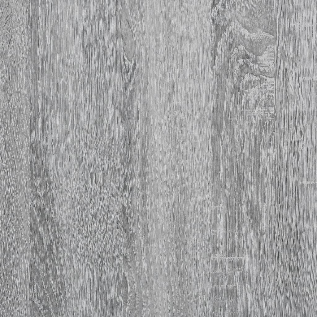 vidaXL Couchtisch Grau Sonoma 80x80x45 cm Holzwerkstoff und Metall
