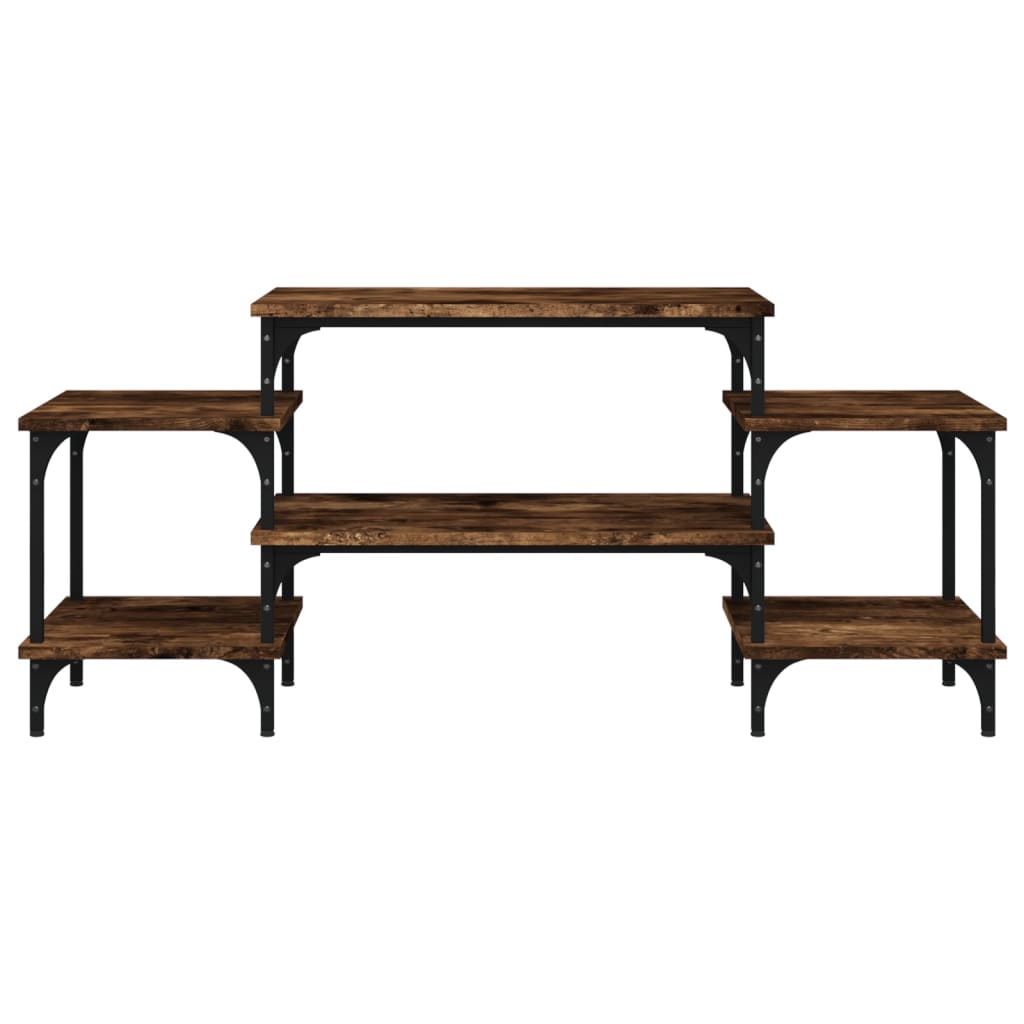 vidaXL TV-Schrank Räuchereiche 117x35x52 cm Holzwerkstoff