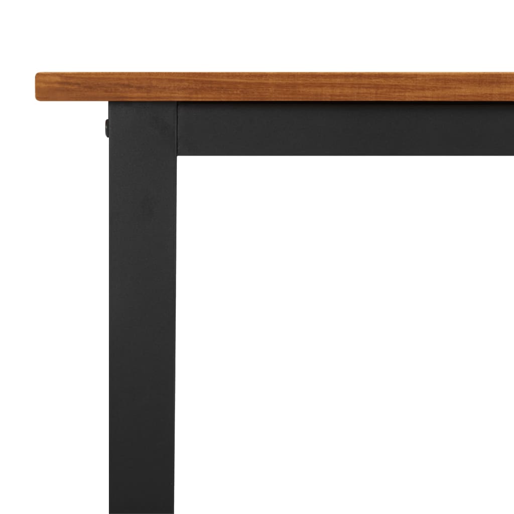 vidaXL Gartentisch mit Beinen in U-Form 160x80x75 cm Massivholz Akazie