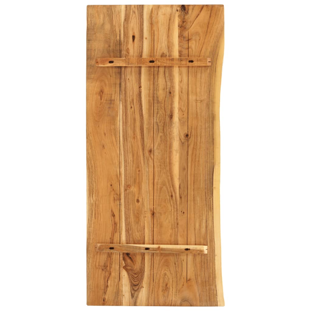 vidaXL Badezimmer-Waschtischplatte Massivholz Akazie 114x52x4 cm