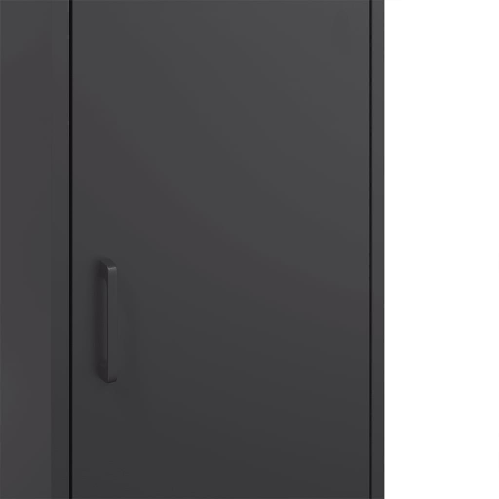 vidaXL Highboard Schwarz 36x39x113 cm Stahl