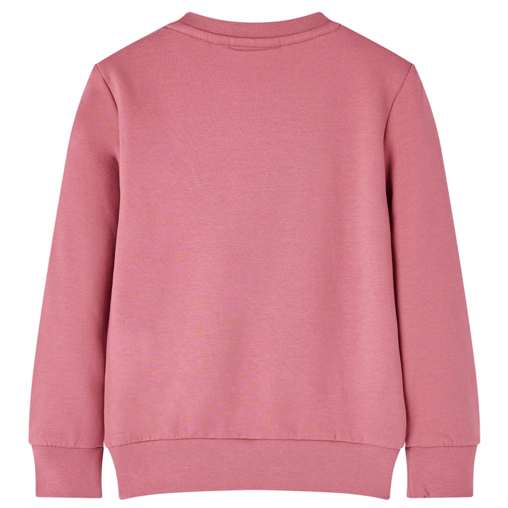 Kinder-Sweatshirt Himbeerrosa 116