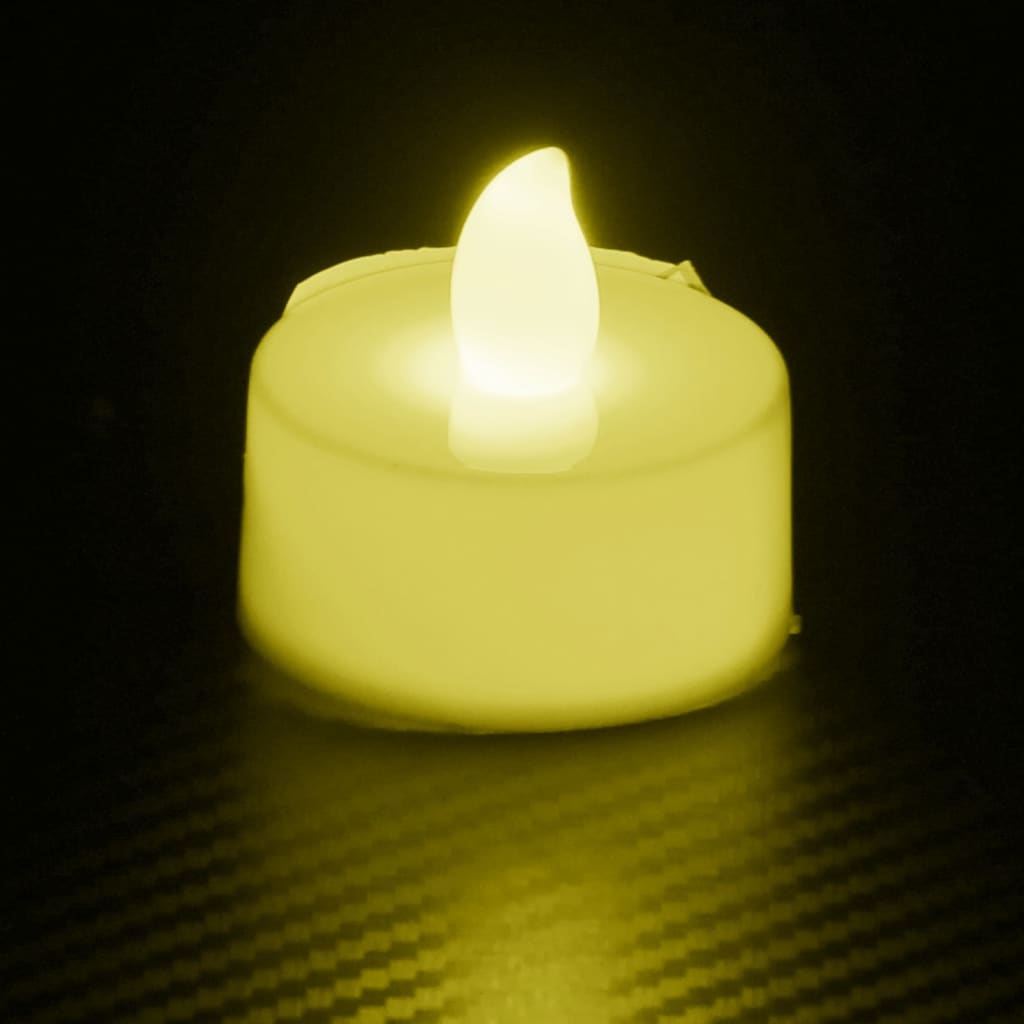 vidaXL Flammenlose Teelichter LED-Kerzen Elektrisch 20 Stk. Bunt