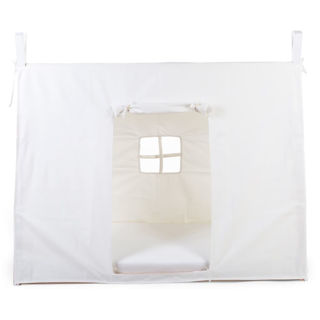 CHILDHOME Abdeckung für Tipi-Bett 70×140 cm Weiß
