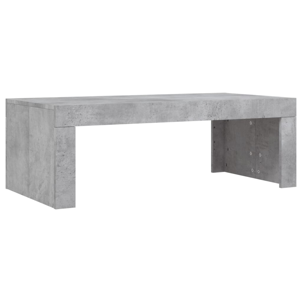 vidaXL Couchtisch Betongrau 102x50x36 cm Holzwerkstoff