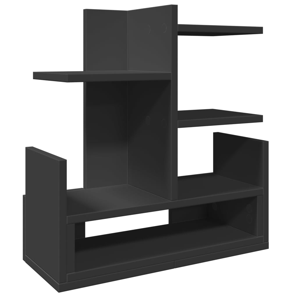 vidaXL Schreibtisch-Organizer Schwarz 49x20x52,5 cm Holzwerkstoff