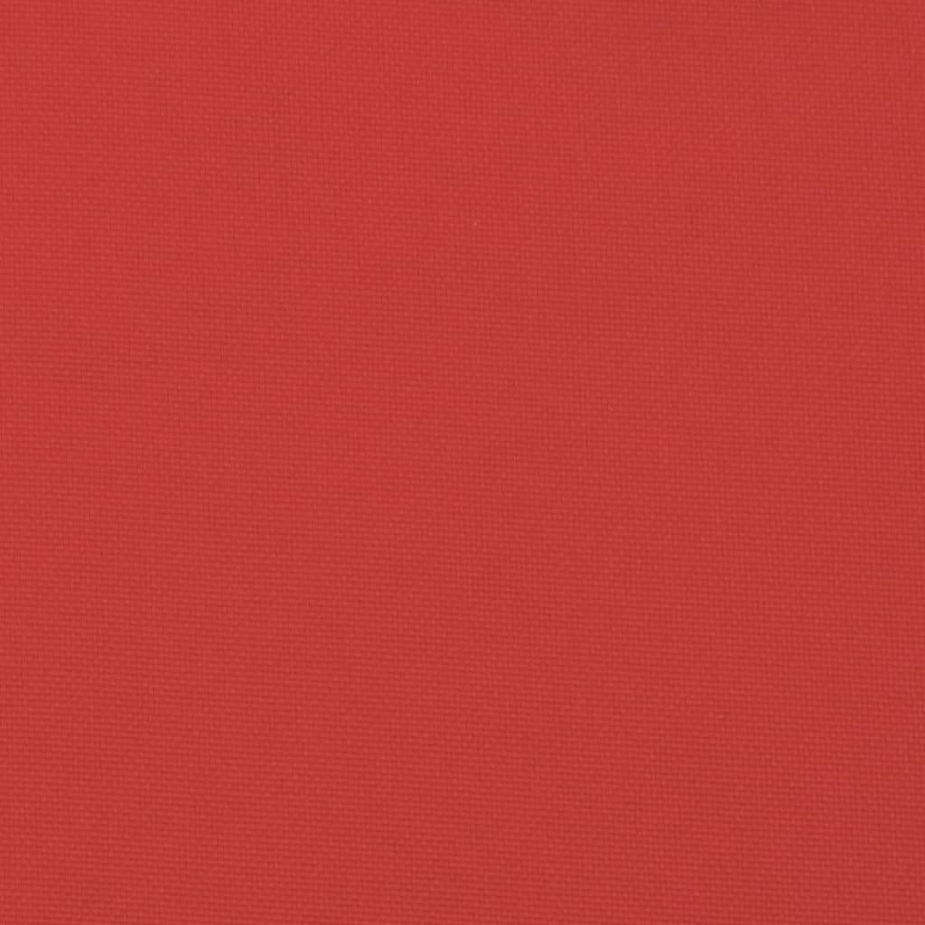 vidaXL Sonnenliegen-Auflage Rot 200x60x3 cm Oxford-Gewebe