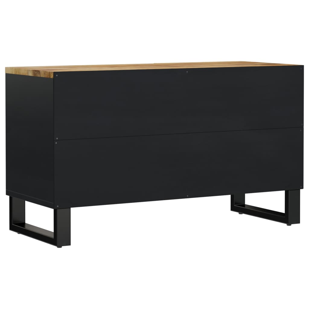 vidaXL TV-Schrank 80x33x46 cm Massivholz Mango & Holzwerkstoff