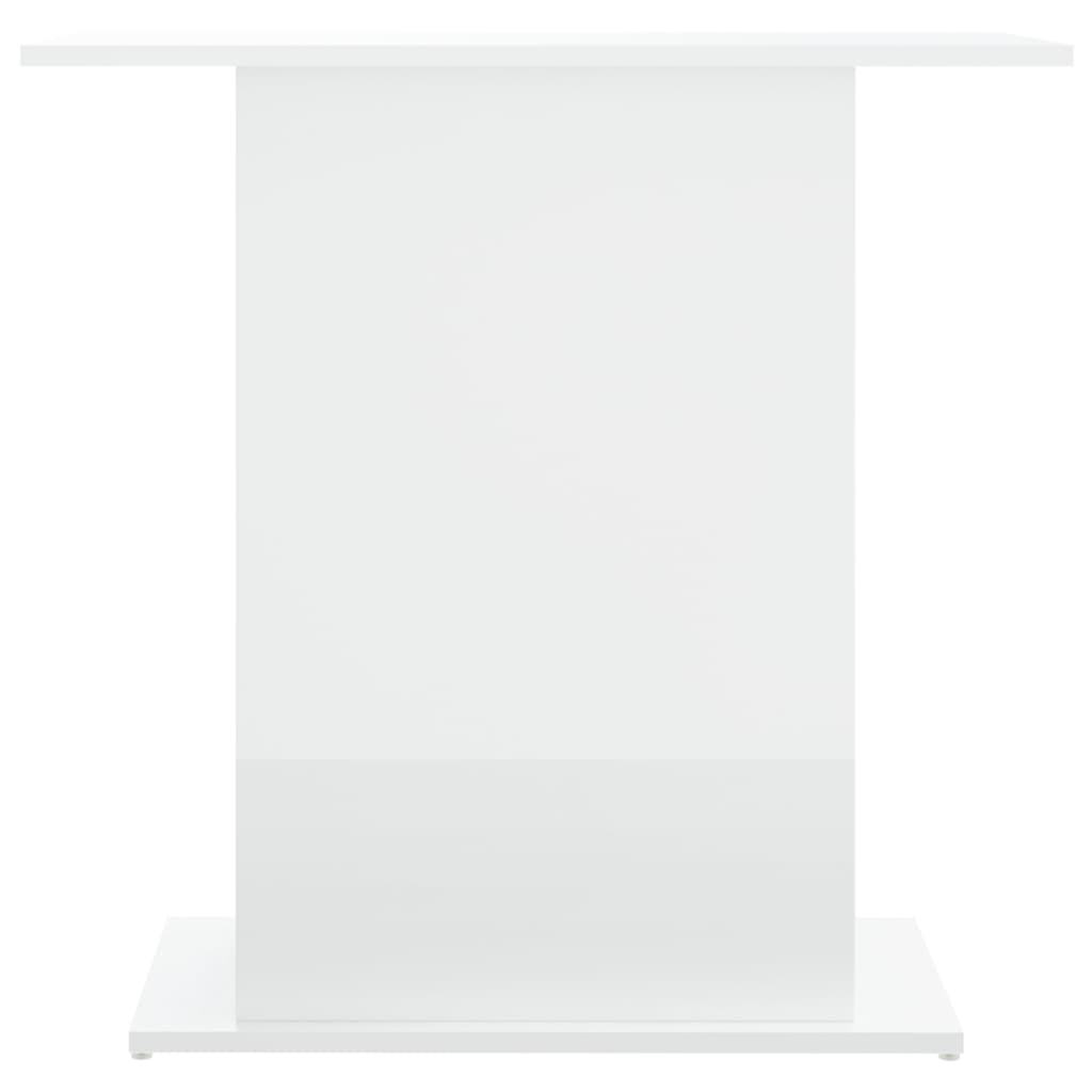 vidaXL Aquariumständer Hochglanz-Weiß 75x36x72,5 cm Holzwerkstoff