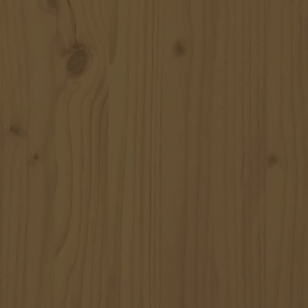 vidaXL Ausziehbares Tagesbett Braun Massivholz Kiefer 2x(80x200) cm
