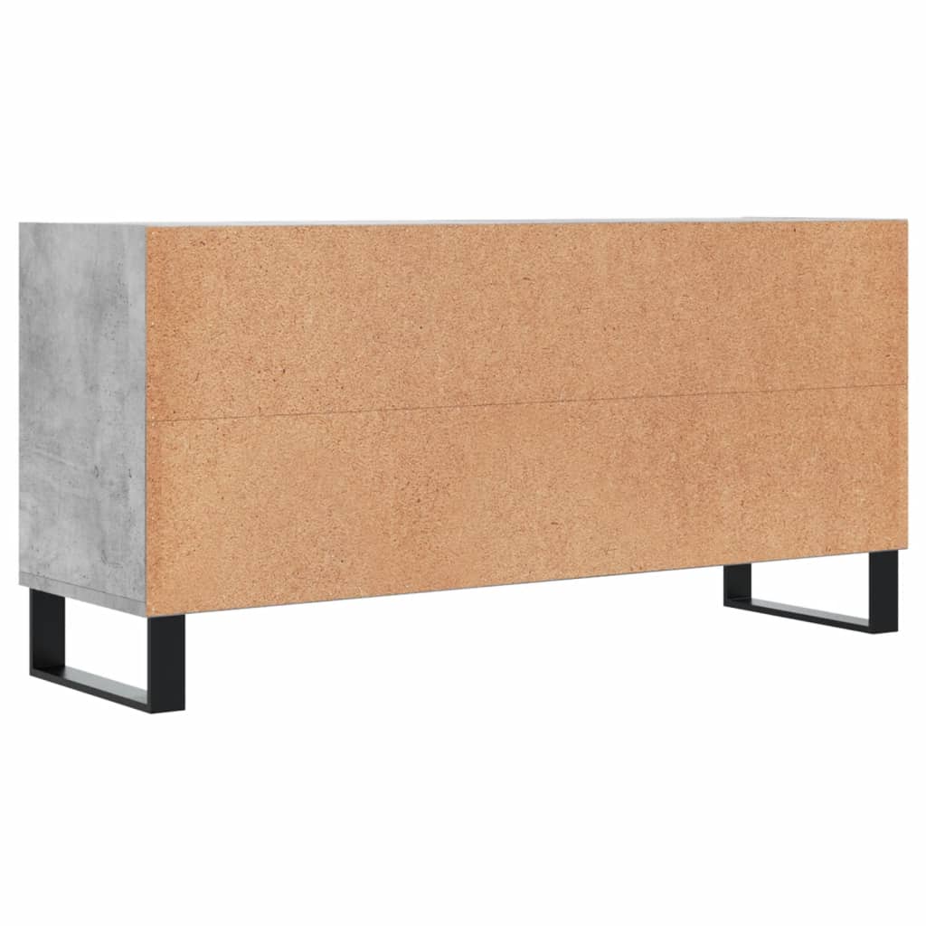 vidaXL TV-Schrank Betongrau 103,5x30x50 cm Holzwerkstoff