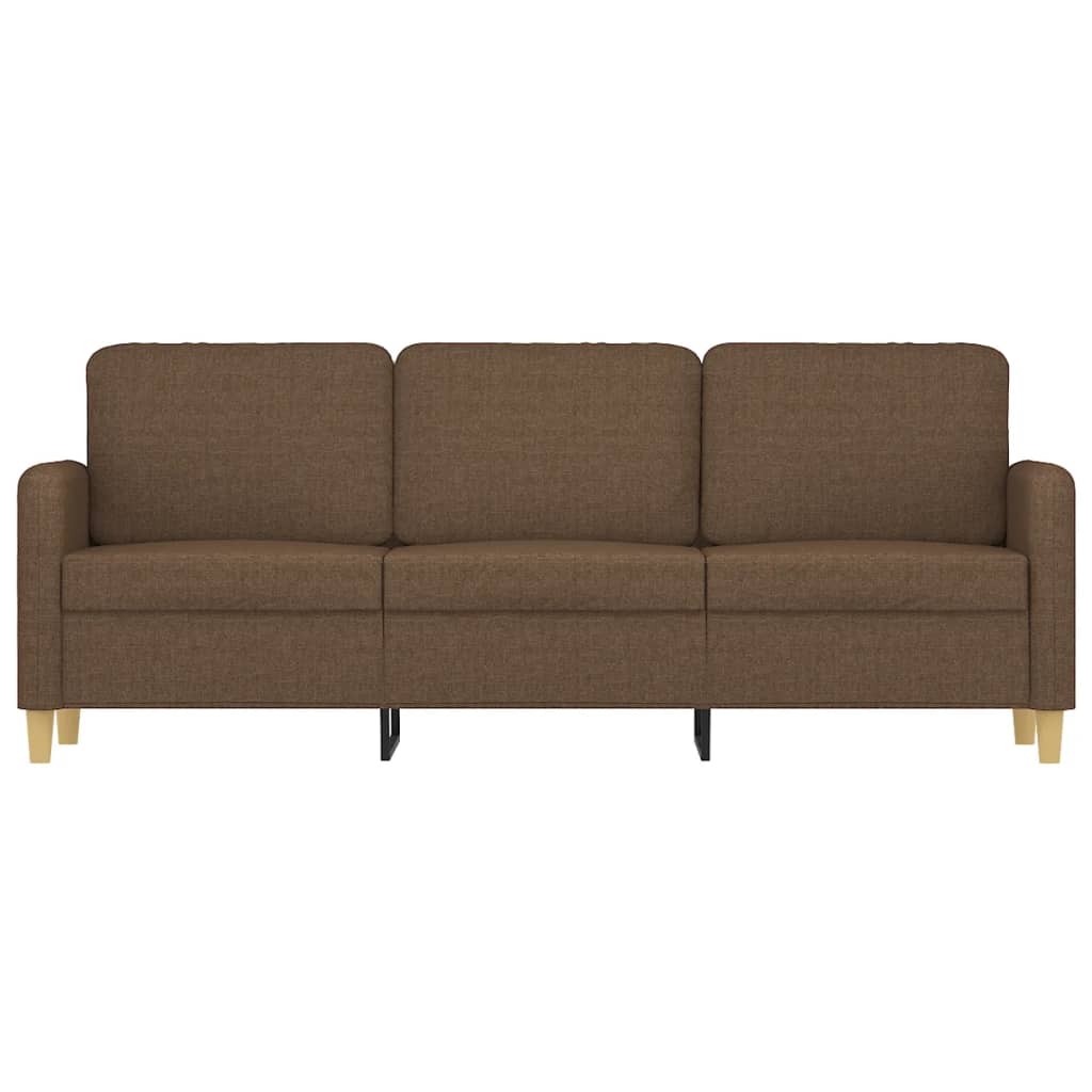 vidaXL 3-Sitzer-Sofa Braun 180 cm Stoff