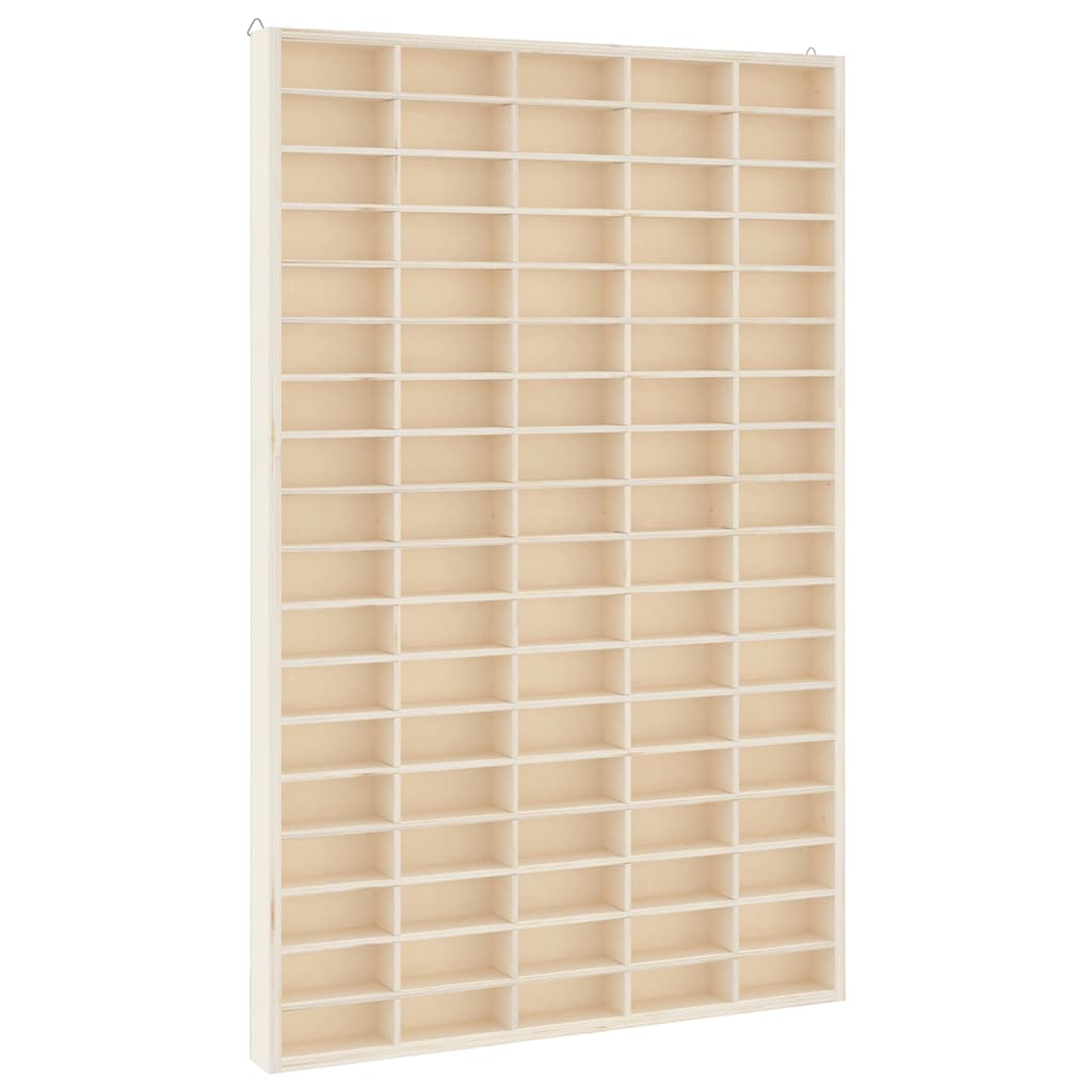 Houten verzamelvitrine met 56 vakken 40x4,5x60 cm kopen