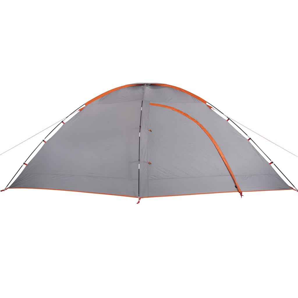 vidaXL Campingzelt 8 Personen Orange Wasserdicht