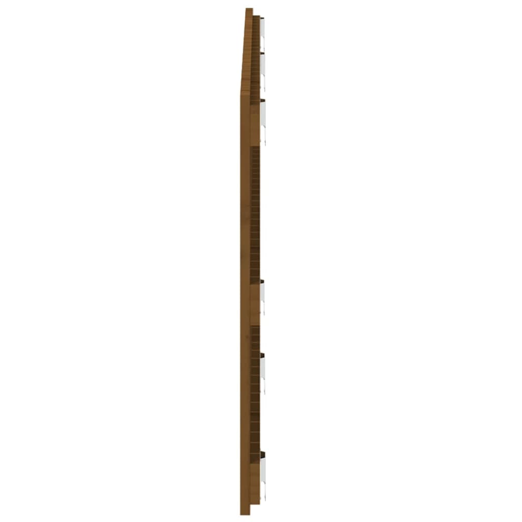 vidaXL Wand-Kopfteil Honigbraun 147x3x60 cm Massivholz Kiefer