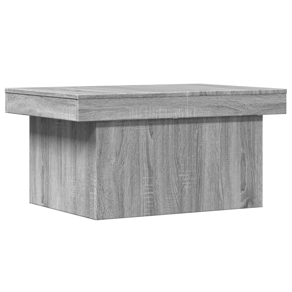 vidaXL Couchtisch Grau Sonoma 80x55x40 cm Holzwerkstoff