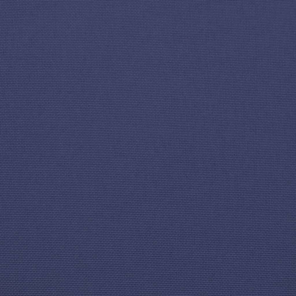 vidaXL Palettenkissen 2 Stk. Marineblau Stoff