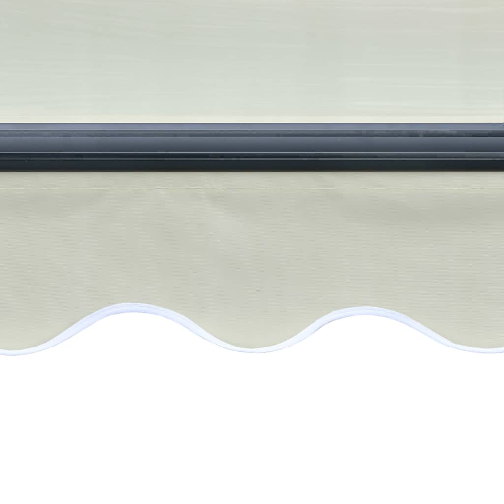 vidaXL Einziehbare Markise mit Windsensor & LED 400x300cm Creme