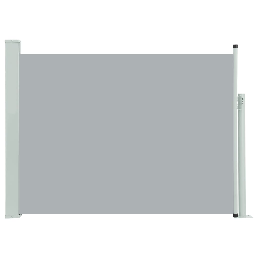vidaXL Ausziehbare Seitenmarkise 120×500 cm Grau